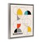 Stupell Industries Bauhaus Movement Geometrics Framed Floater Canvas Wall Art Design by Ioana Horvat